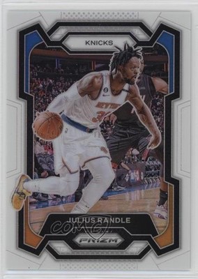 2023-24 Panini Prizm White Prizm 32/175 Julius Randle #18 1v3