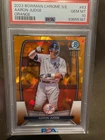 2023 Bowman Chrome Sapphire Aaron Judge #63 Orange PSA 10 /75 Yankees