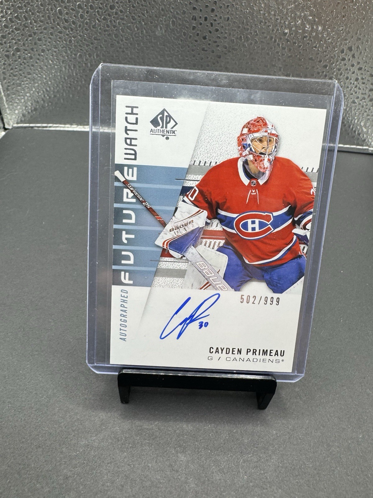 CAYDEN PRIMEAU 2019-20 SP AUTHENTIC FUTURE WATCH AUTO /999