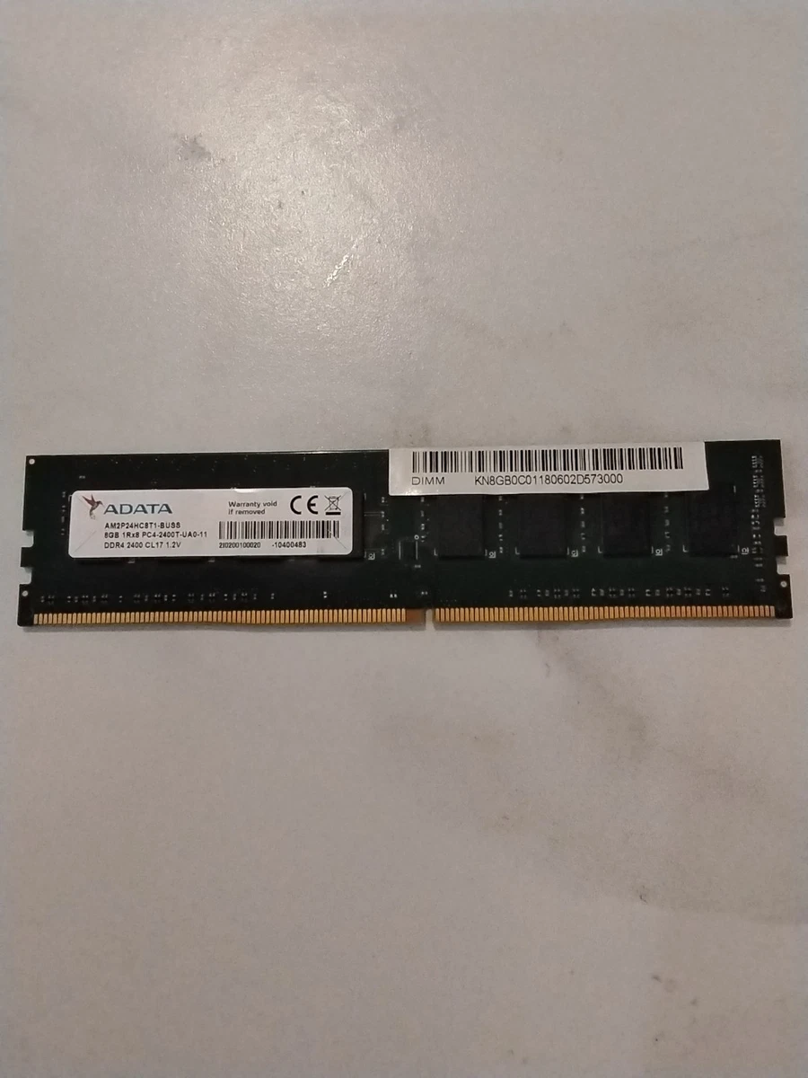 ADATA PC4-19200 (DDR4-2400) Bus Speed Computer RAM 8 GB Total