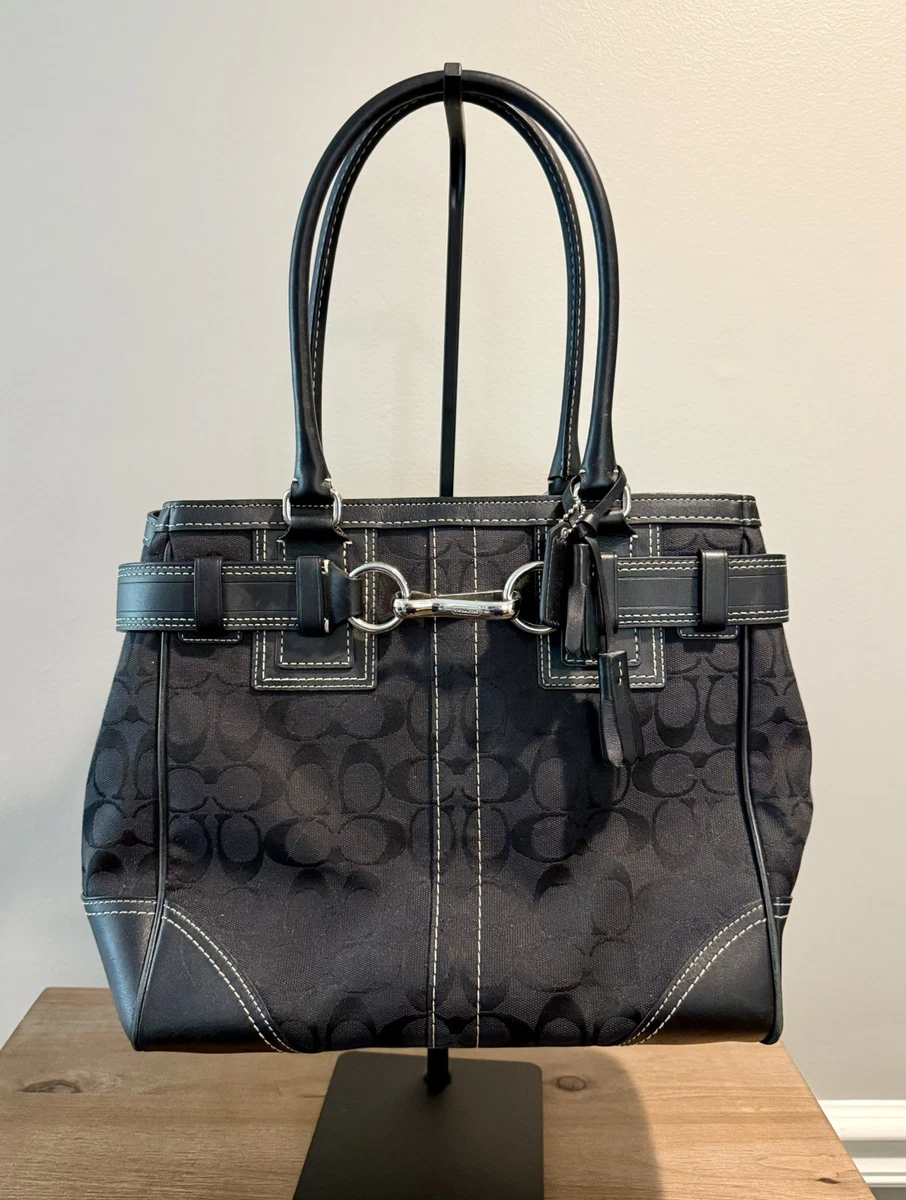 バッグ Coach signature handbag tassel Black coach tassel products for sale | eBay