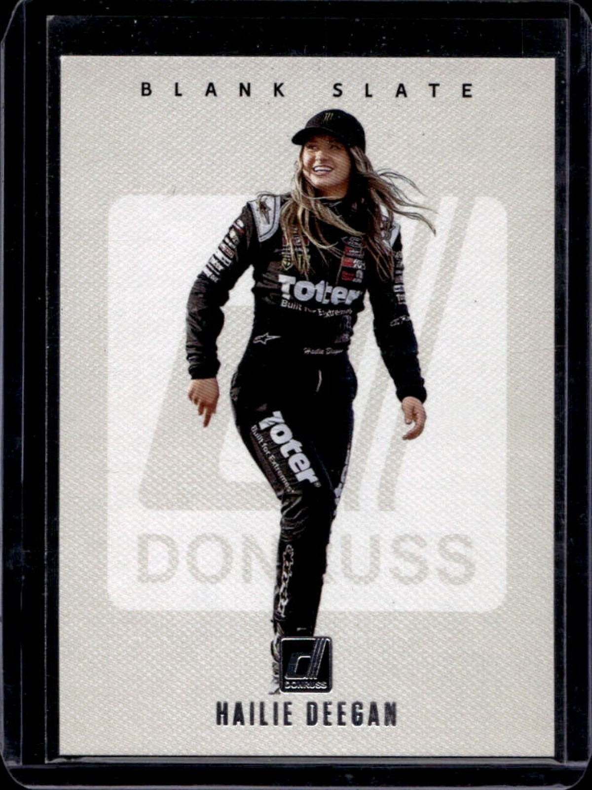 2021 Panini Donruss Hailie Deegan Blank Slate SSP #BS-HD