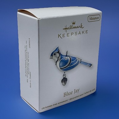 Hallmark Keepsake 2012 BLUE JAY MINIATURE Bird MINI 3rd Beauty Of Birds Series
