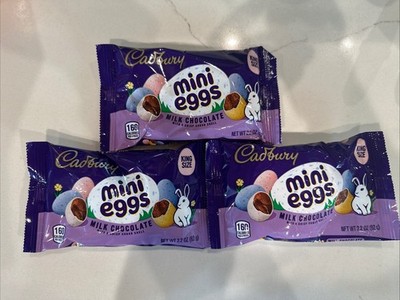 3PACK Cadbury Mini Eggs Milk Chocolate Easter Candy 2.2oz Ea 6.6oz Exp 03/2027