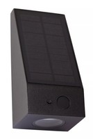 Led Solar AußEnleuchte Sensor Dimmbar Schwarz IP54 Haus 3000 K AußEn Wandlampe
