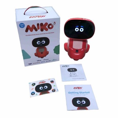 Miko 3 AI Robot Interactive Learning Games In Box - No Charger - Works! Orig Box