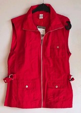 Cecilia Classics Damen City Weste, Gr. L 44/46, Rot, Neu mit Etikett