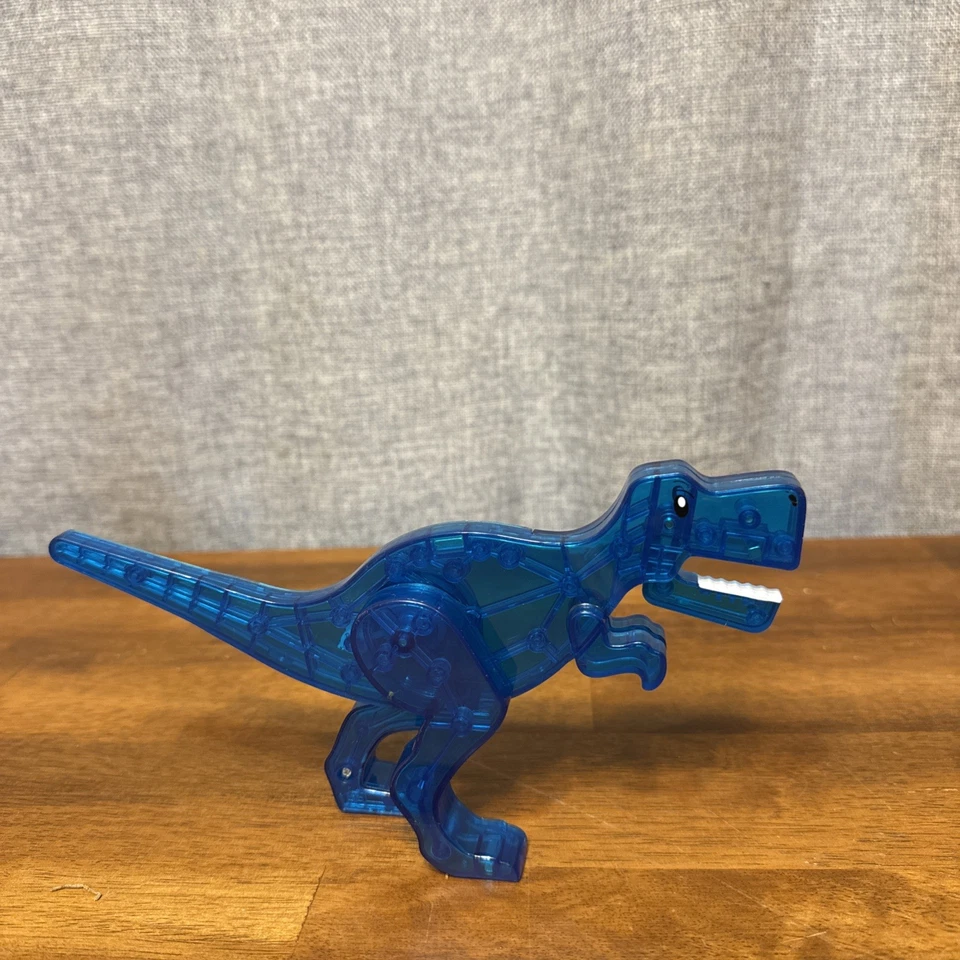 Magna-Tiles Blue T-Rex Dinosaur Magnetic Construction Magna Tile Replacement - Image 3 of 4