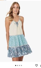 Tigerlily Women Midi Length Patha Dress 100% Cotton Size 6