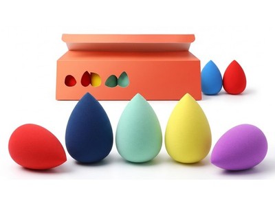 5Pcs Makeup Sponge Set | Latex-Free Beauty Blenders for Cream & Powder