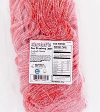 Gustaf’s Sour Strawberry Laces – 2 lb Bag (Available in Packs of 1, 2, or 3)