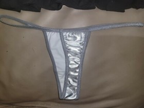 NWT Dreamgirl Sexy Lame Bikini Tri-Top, Thong, & Skirt Lingerie Stripper Set