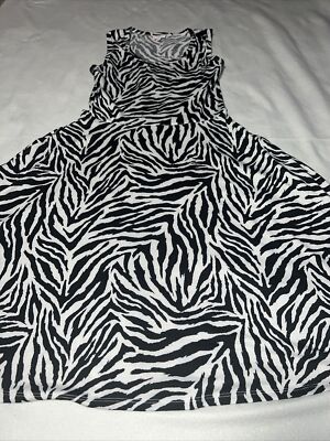 New LuLaRoe Nicki Dress Pockets Sleeveless Small 6/8 Black