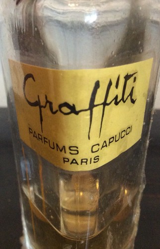 Graffiti Perfumes Carpucci Paris Factice Maniquí Exhibición Botella Líquido Parcial - Imagen 5 de 7