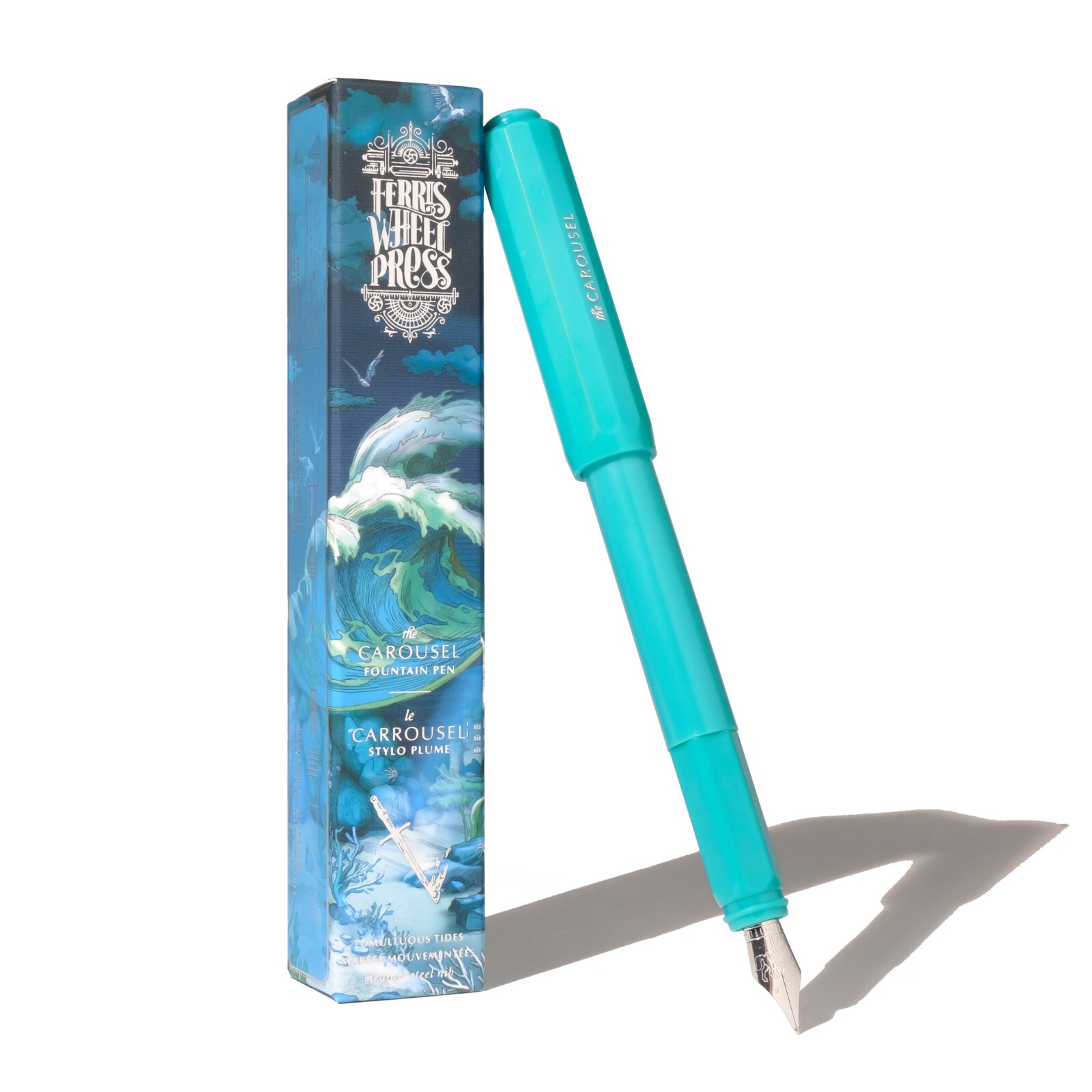 Ferris Wheel Press  Tumultuous Tides 20ml Ink & Fine Carousel Pen Set