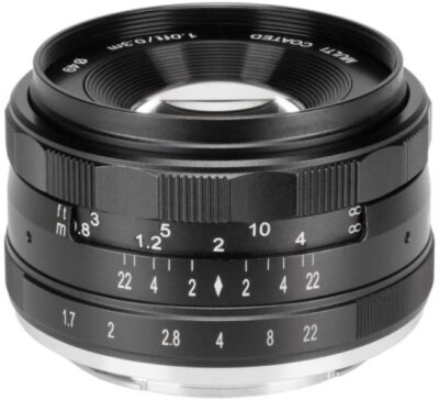 Meike Optics MK 35mm f1.7 Weitwinkel Objektiv, manueller Fokus für Sony E-Mount
