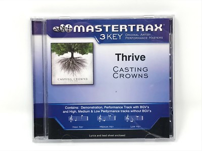 MASTERTRAX 3 KEY - Casting Crowns Thrive - accompaniment track christian NEW CD