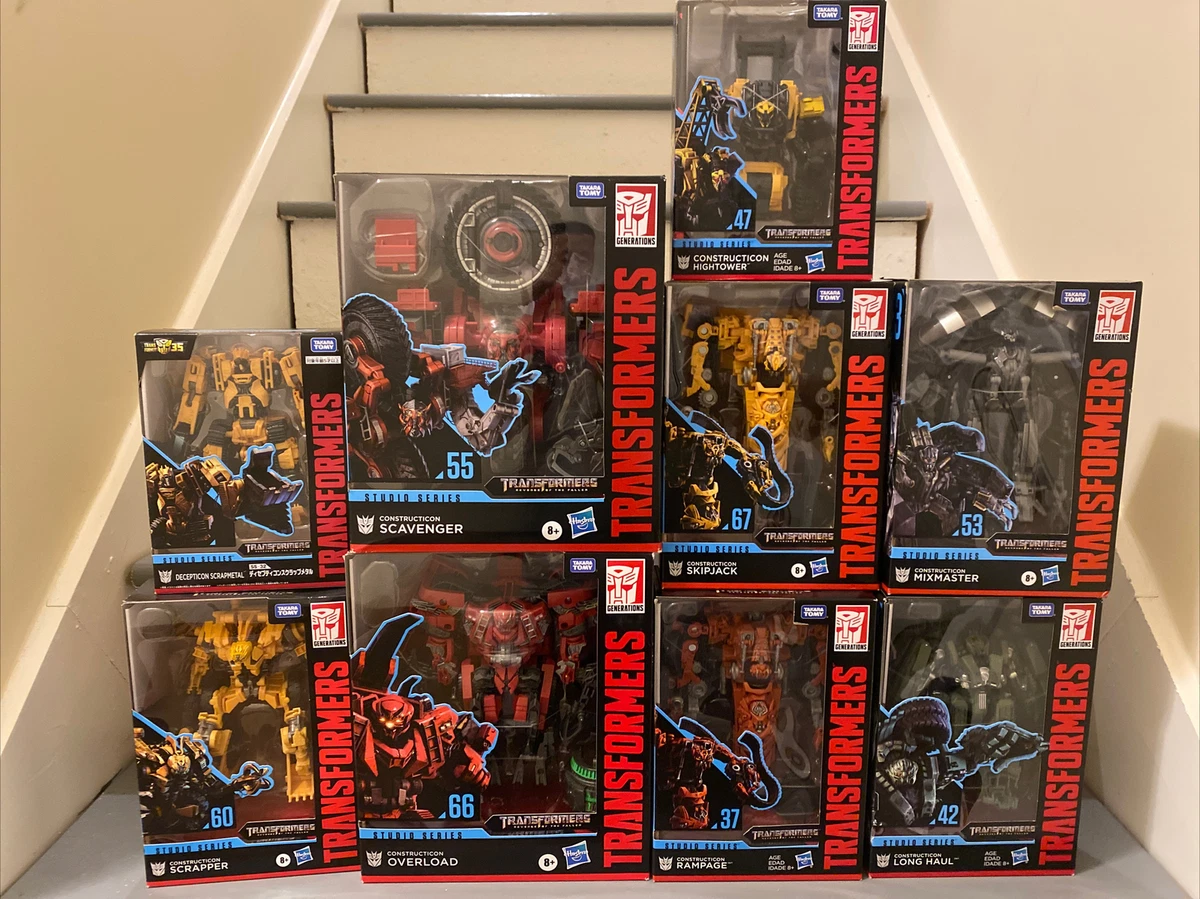 New transformers studio series 47, 53, 60,55,37 66, 42constructicons 9  Packs Set