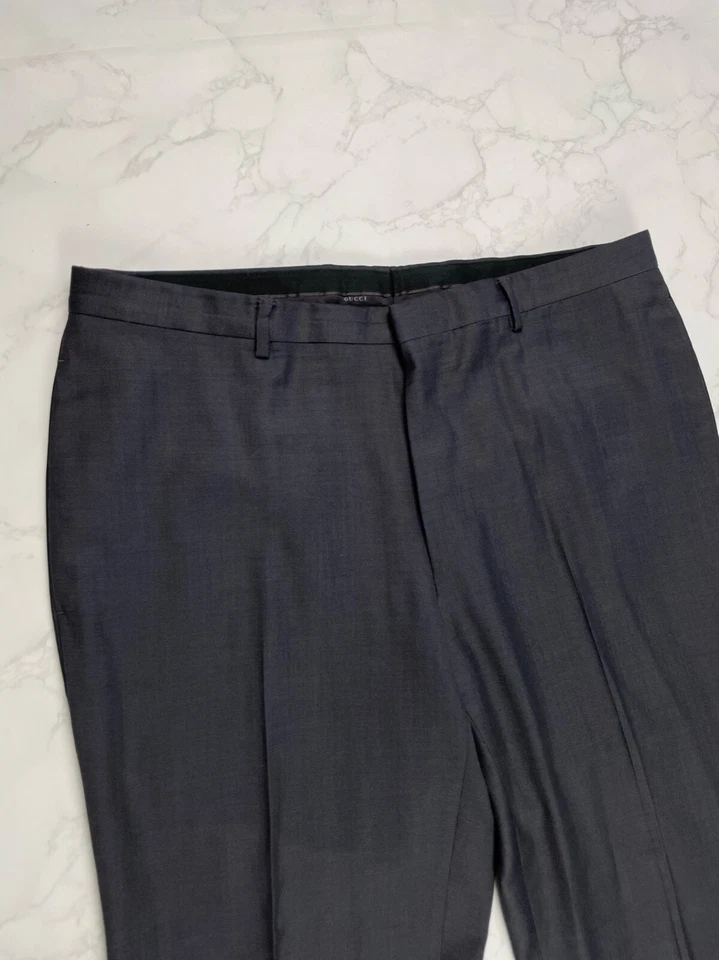 🔥[SALE]🔥 Gucci Charcoal Wool Cropped Pants Sz. US36 - Image 3 of 4