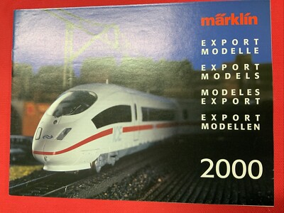 Märklin Katalog, Broschüre, Exportmodelle 2000, 31 Seiten, Top
