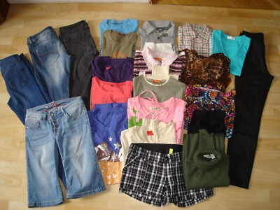 Damen/Mädchen Bekleidungspaket Esprit Gap TomTailor  Fishbone... 26 Teile Gr. S