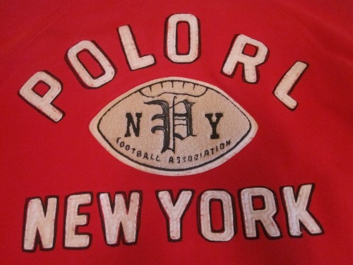 Polo Ralph Lauren Indian Head Football Varsity Jacket (RL2000 Red | Size: S) NWT - Picture 8 of 18