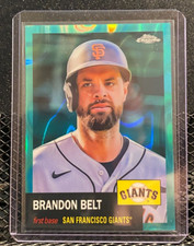 Brandon Belt  2022 Topps Chrome Platinum - Aqua Lava #251/299 - Giants