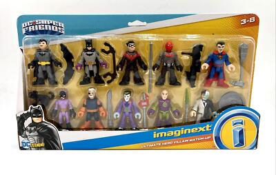 Imaginext DC Super Friends Ultimate Hero Villain Match Up 10 Pack Red Hood  Slade