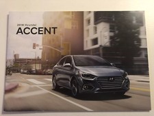 2018 HYUNDAI ACCENT 12-page Original Sales Brochure