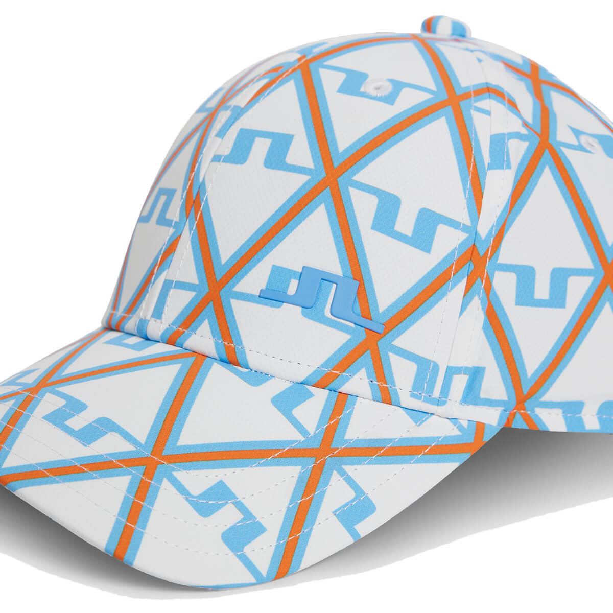 J.Lindeberg Mens Jim Print Fast Drying Breathable Golf Cap 33% OFF  