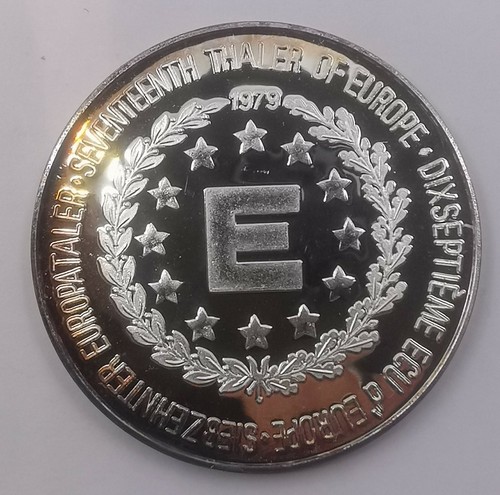 European Union EUROPA 1979 Silver Thaler Crown Europa Tree - Imagen 2 de 2