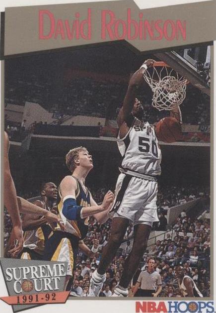 1991-92 NBA Hoops - David Robinson #496 - 1 of 2