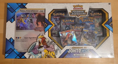 COFFRET POKEMON LÉGENDES DE JOHTO SOLEIL ET LUNE FR NEUF SCELLÉ