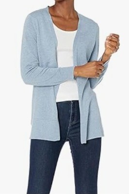 Damen Leichte Strickjacke, Vorne Offen Gr. S