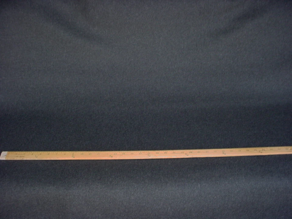 3-7/8Y Kravet Couture 33127 Soft Black Onyx Wool Felt Upholstery Fabric - Image 2 of 4