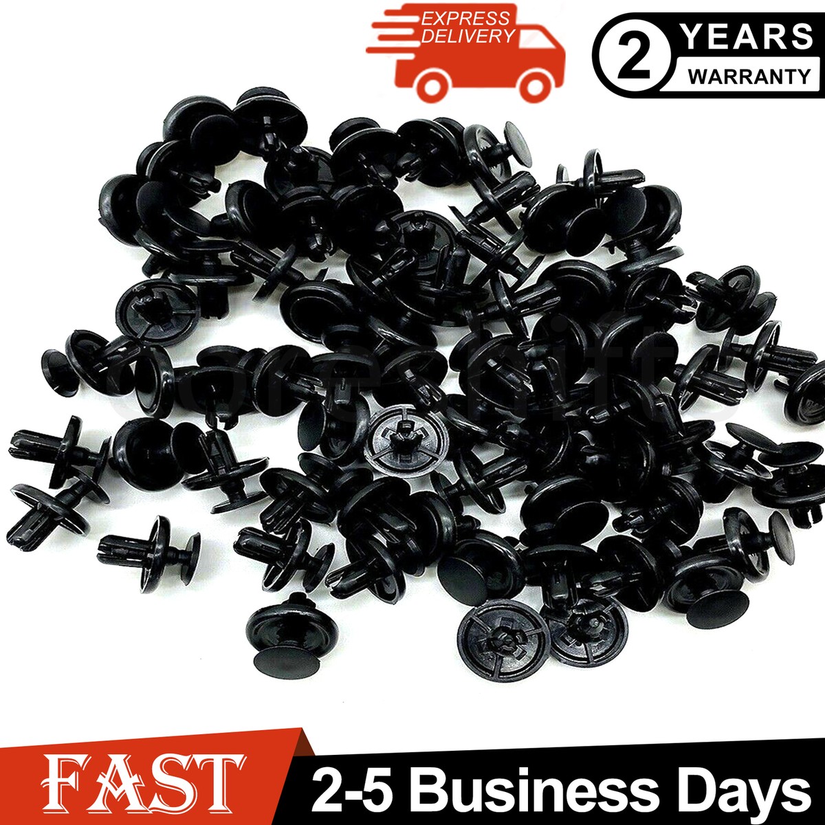 Ziruiautopart 100 Pieces Pin In 7mm Hole Compatible For Toyota 9046710183 Plastic - Foto 5