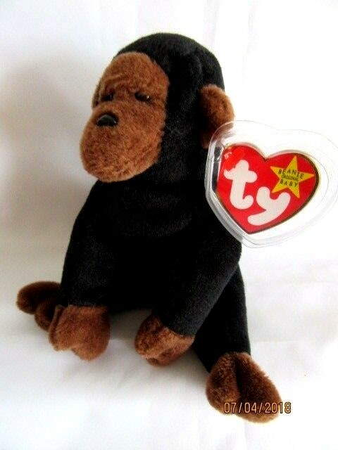 TY BEANIE BABY CONGO - THE GORILLA - INDONESIA - MINT - RETIRED WITH TAGS