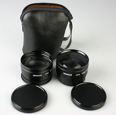 Lenmar AUX Wide Angle & Telephoto Lenses Distance to Object 2M-  