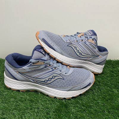 Saucony Cohesion 13 Womens Size Gray Lace Up Running Shoes Sneakers  S10559-3