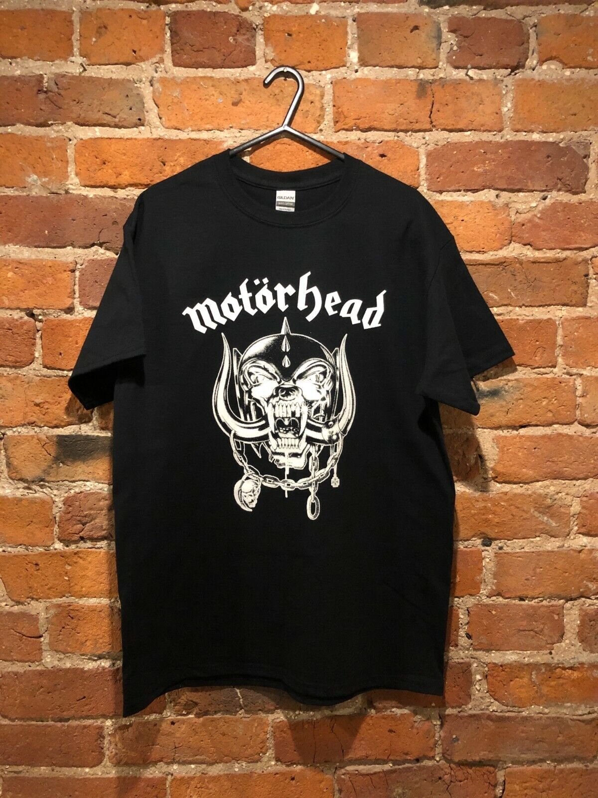 MOTORHEAD Logo T-Shirt (Rock Retro Vintage) Unisex Ladies Mens (Black) |  eBay