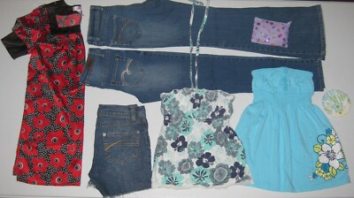 Lot De 7 Vêtements Fille Taille 10 - Marques Justice Et MSU, Très Bon état