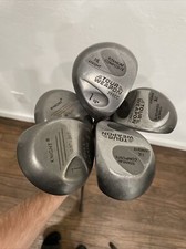 Vintage KNIGHT BILLY CLUB & Tour Weapon 1, 1, 3, 3, 5 Driver Graphite Shaft