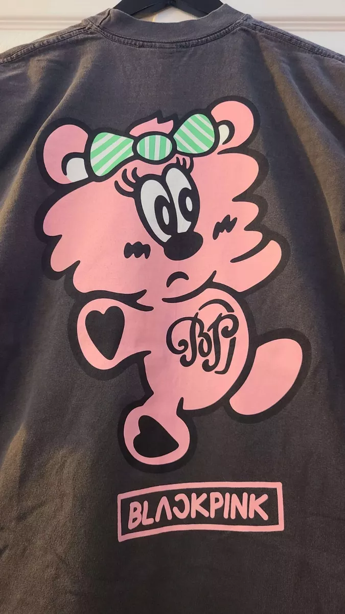 BLACKPINK X VERDY BORN PINK Plush GRAY T-SHIRT SIZE: Med BRAND NEW BLACKPINK X VERDY BORN PINK Plush GRAY T-SHIRT SIZE: Med BRAND NEW