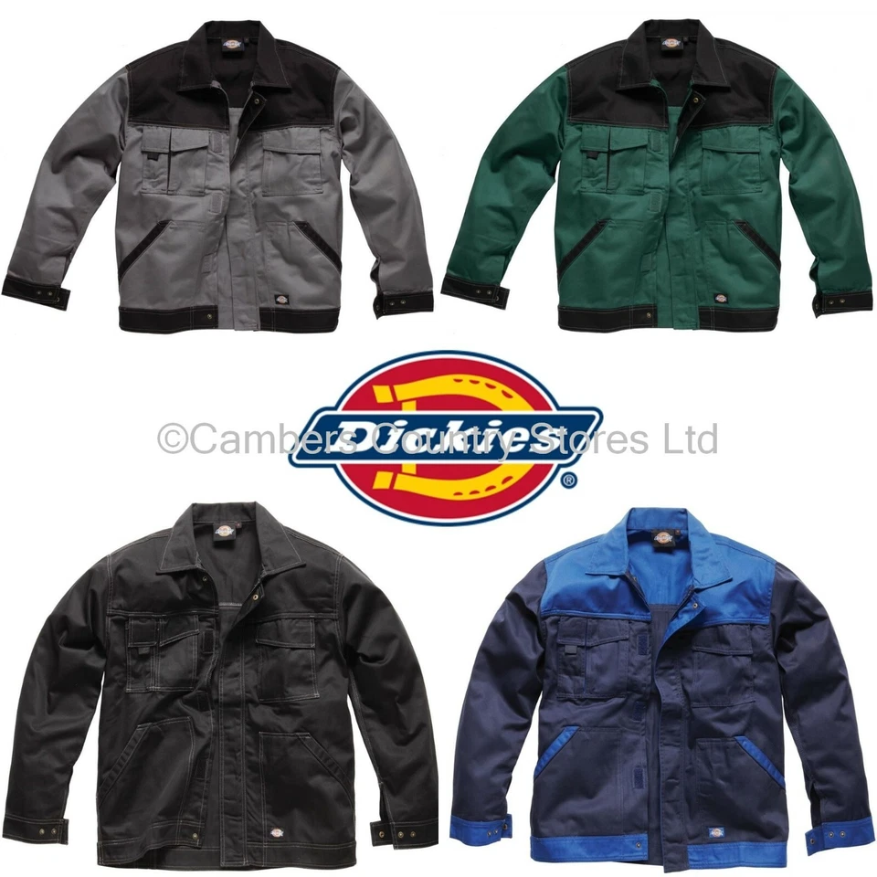 NEW Quality Dickies Industry 300 Two Tone Multi Pocket Work Jacket Coat - Choice