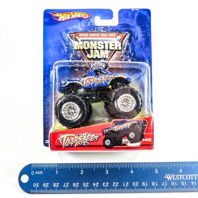 Hot Wheels Monster Jam THRASHER #45 - 1:64 2005 20+ Yrs Old! SEALED NEW