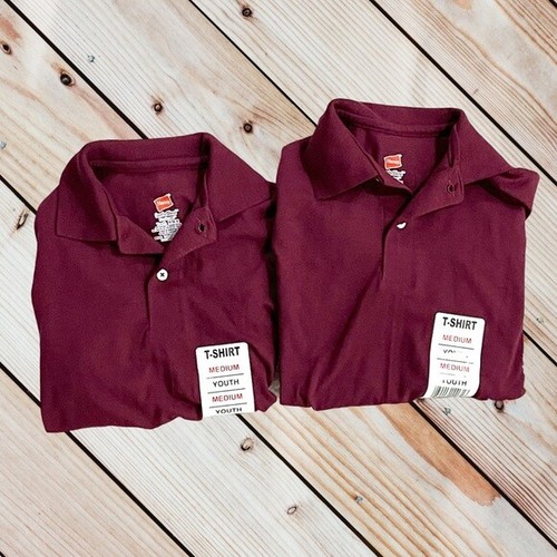 Hanes Comfort blend youth polo shirt 