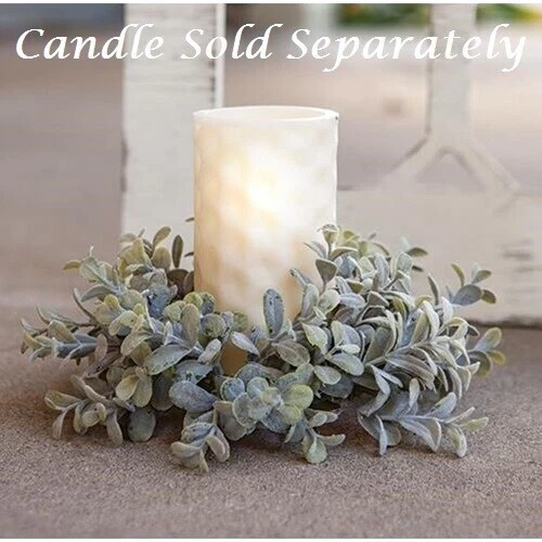 Anillos de velas de cristal