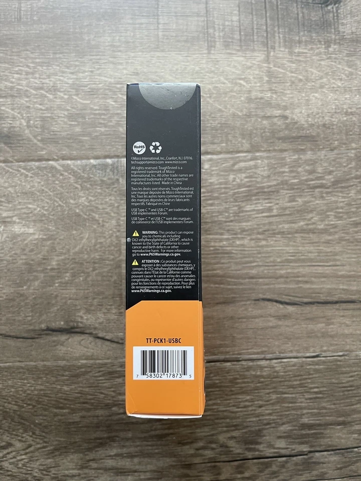 Tough Tested USB-C/USB-A 20W Car Charger & 6FT USB-C To USB-C Cable Kit - New - Image 4 of 4