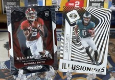 2021 Panini Illusions Football DeVonta Smith Illusionists White Eagles #ILL-15