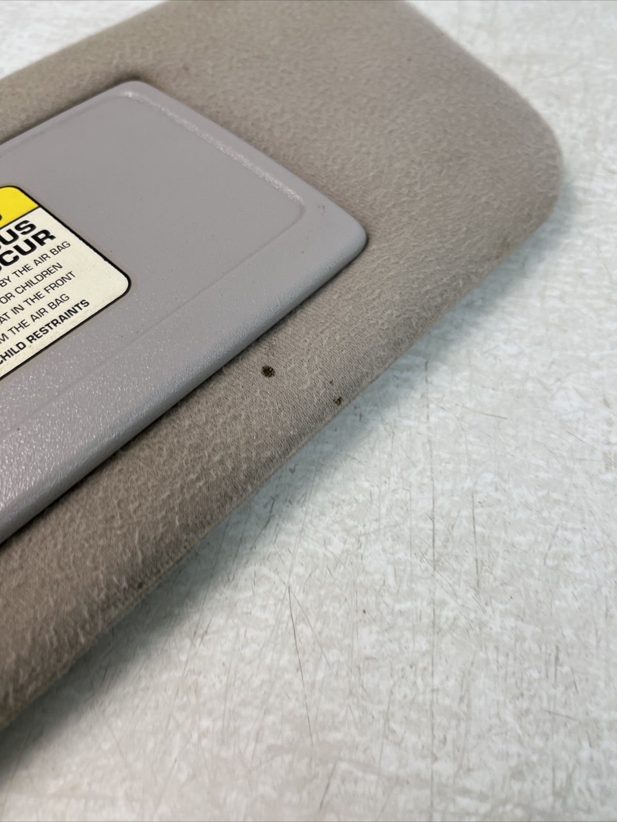 9701 Jeep Cherokee Sport/Classic XJ Sun Visors Single Wire OEM Gray